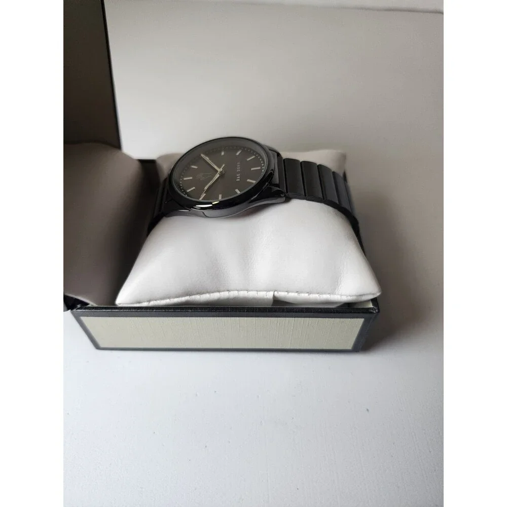 Rae Dunn Women's Round Face Black Watch